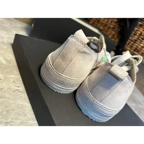 Ann Demeulemeester scamosciato blanco low top sneaker EU 40